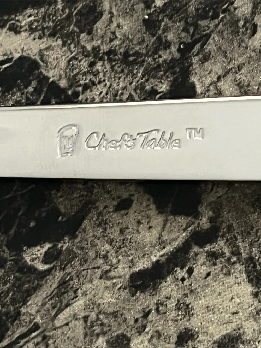 Oneida Chefs Table Salad Fork Stainless Steel Quality Engraved Signature Set of6